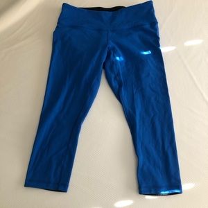 Lululemon 21” Wunder Under Reversible Blue 8